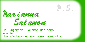 marianna salamon business card